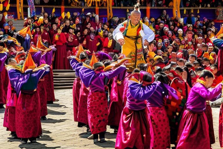Bhutan's Thimphu Tshechu - A Vibrant Religious Festival