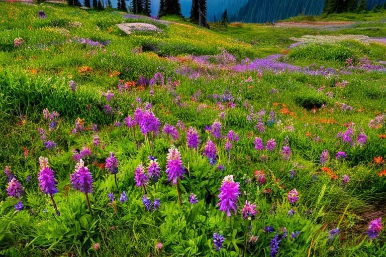 The Best Spots for Wildflower Viewing in Mount Rainier