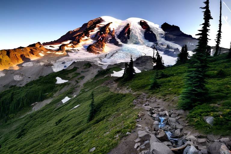 Hiking the Rugged Trails of Mount Rainier