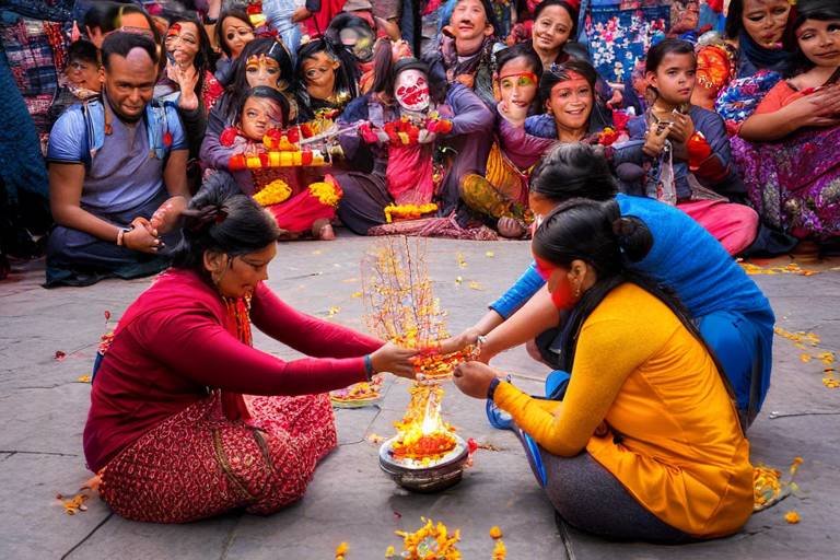 The Spiritual Beauty of Nepal's Tihar Festival