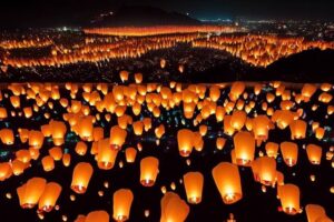 Enchanting Nights at Taiwan's Pingxi Sky Lantern Festival