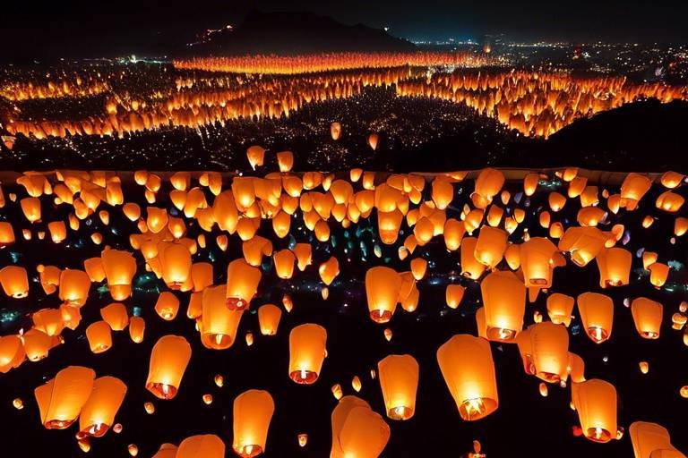 Enchanting Nights at Taiwan's Pingxi Sky Lantern Festival