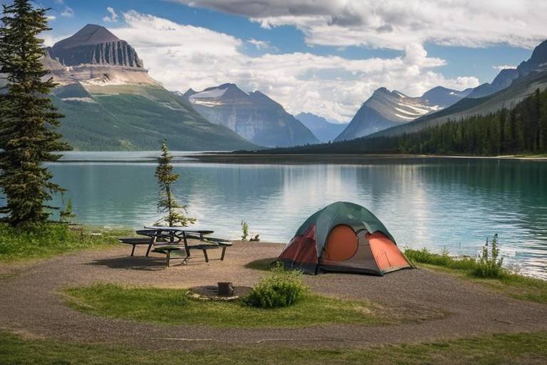 The Best Campsites with Lake Views in Glacier National Park