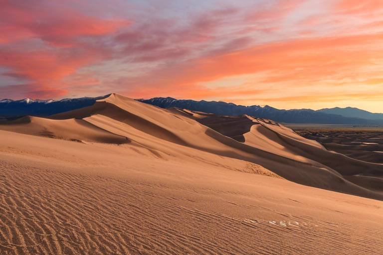 Exploring the Great Sand Dunes National Park at Sunrise