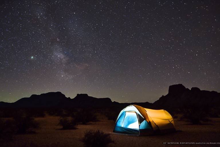 Camping and Stargazing in Big Bend National Park