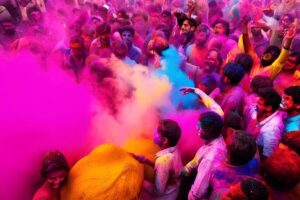 The Vibrant Colors of Holi Festival in India