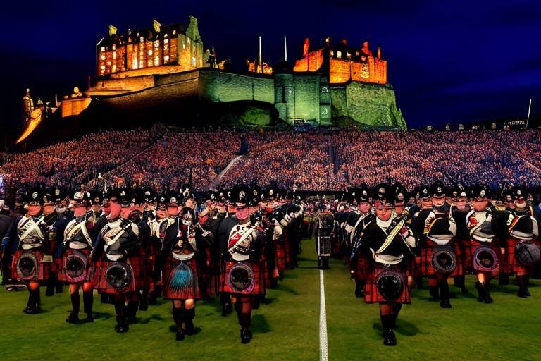 The Historic Grandeur of Scotland's Edinburgh Military Tattoo