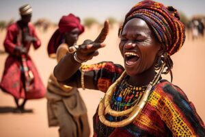 Traditional Music and Dance at Mali's Festival in the Desert